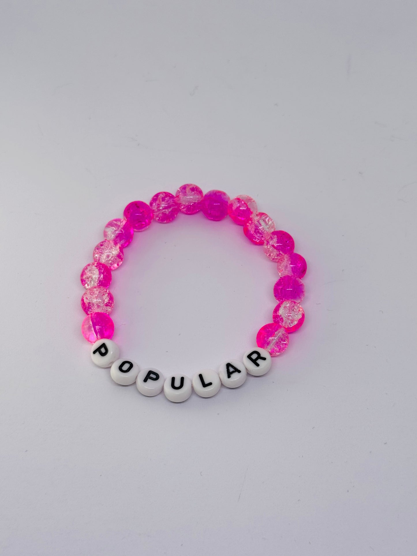 Popular - Fuschia Crackle Bracelet