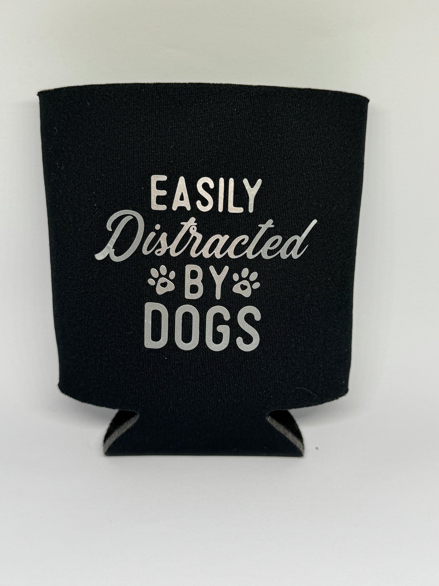 Stubby Cooler - Easily Distracted by Dogs