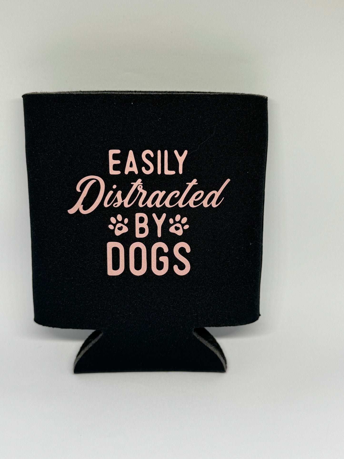 Stubby Cooler - Easily Distracted by Dogs