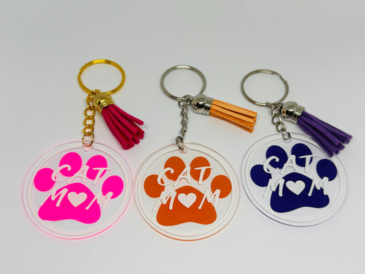 Keyring - Cat Mum
