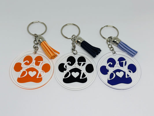 Keyring - Cat Dad