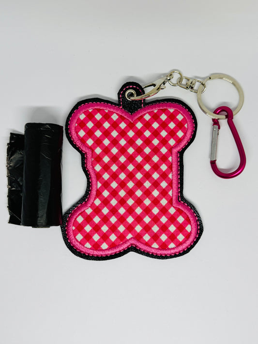 Poo Bag Holder - Lolly Gingham