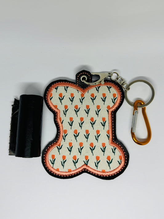 Poo Bag Holder - Orange Blossom