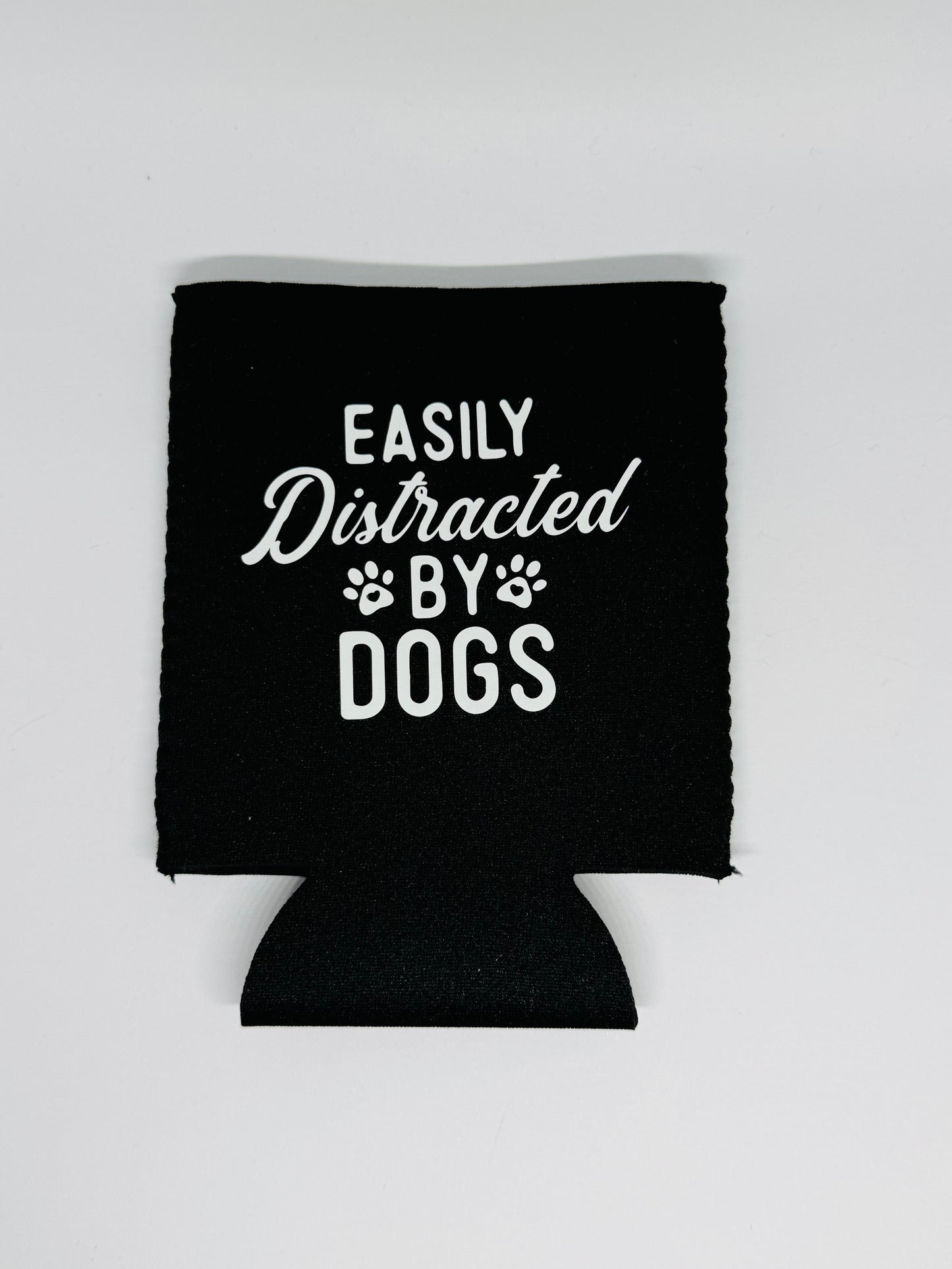 Stubby Cooler - Easily Distracted by Dogs