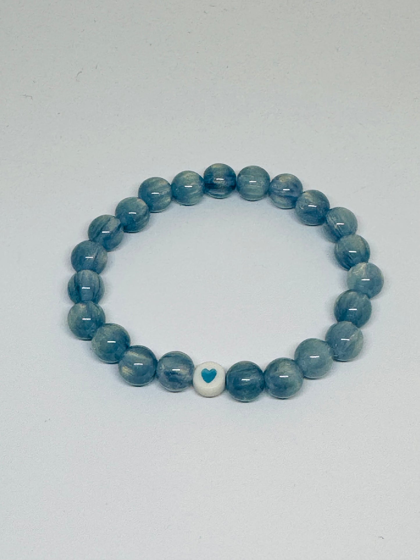 Glass Beaded Bracelet - Heart