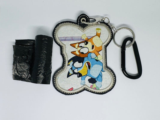 Poo Bag Holder - Bluey Standing