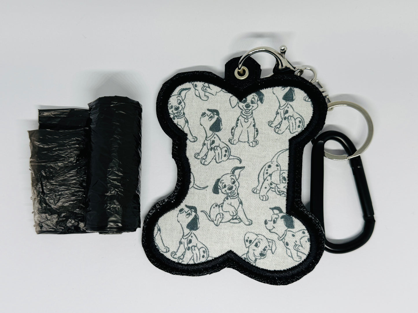 Poo Bag Holder - BW Dalmatians