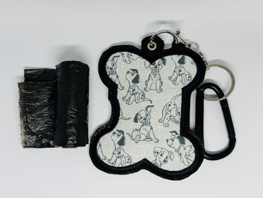 Poo Bag Holder - BW Dalmatians