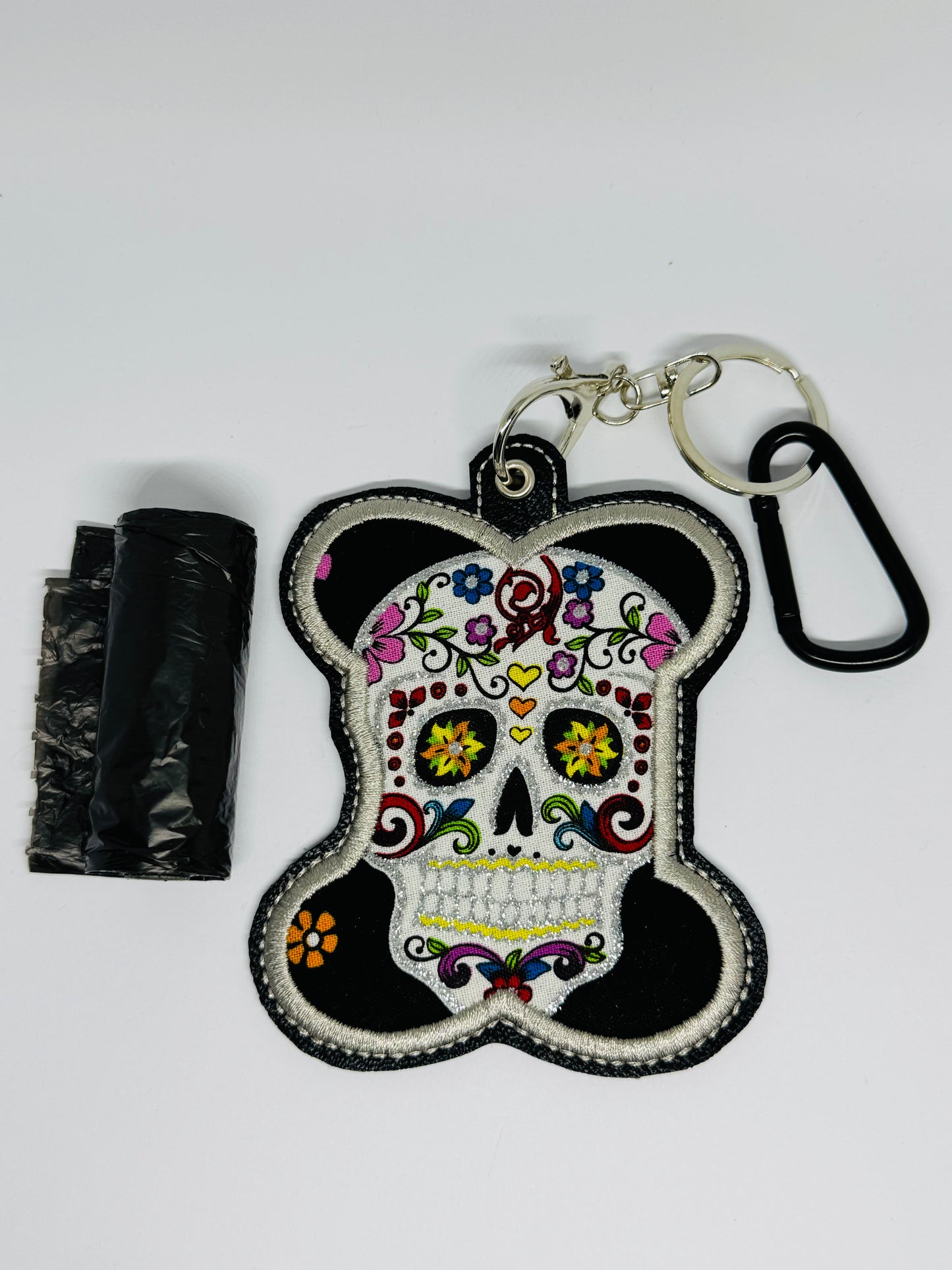 Poo Bag Holder - Candy Skull