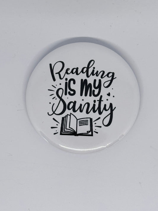 Badge - Reading is my Sanity