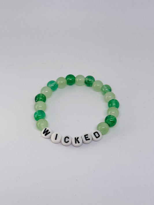 Wicked - Glass Bead Bracelet