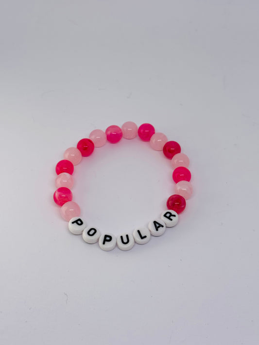 Popular - Glass Bead Bracelet