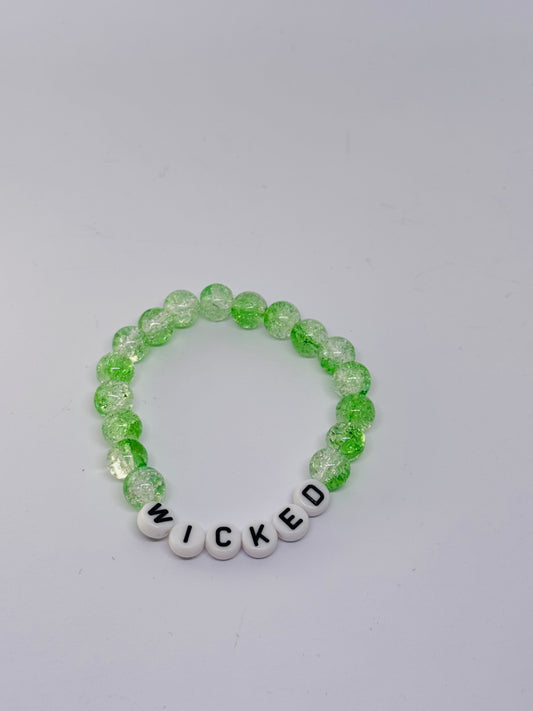 Wicked - Lime Crackle Bracelet